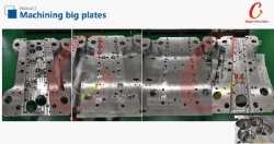 Machining for big plates